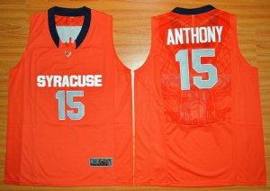 Maillot De Basket NCAA Syracuse Orange Camerlo Anthony 15 College Authentique Basketball Orange